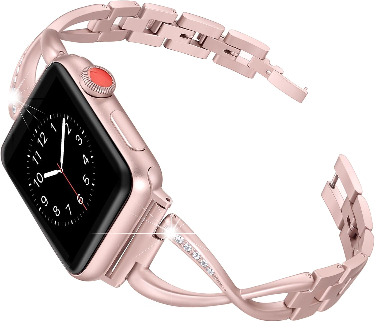 Secbolt Correas compatibles con Apple Watch Band de 1.496 pulgadas, 1.575 pulgadas, 1.614 pulgadas, 1.654 pulgadas, 1.732 pulgadas, 1.772 pulgadas,