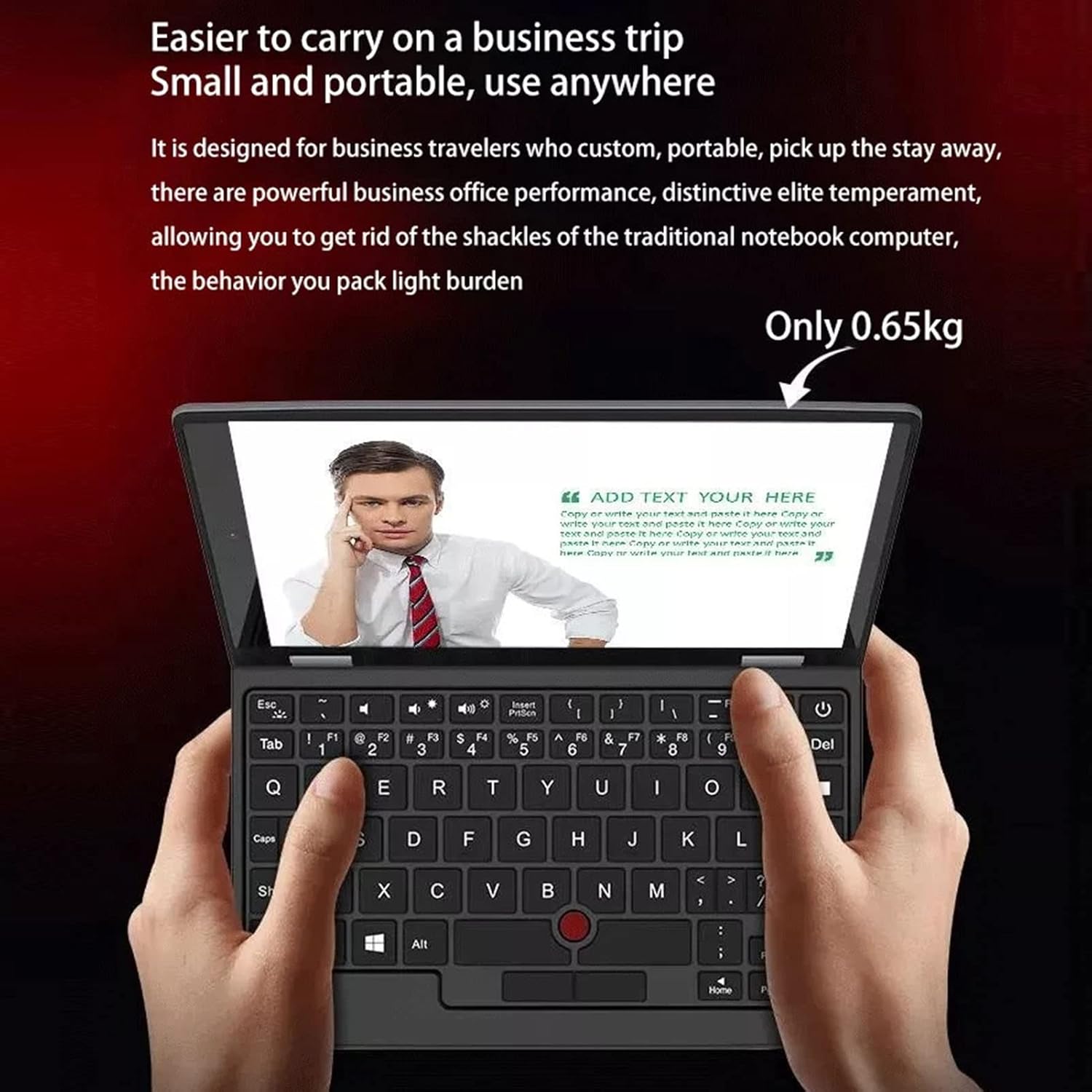 Zunate Mini portátil Win 10, pantalla táctil de 7.0 pulgadas, mini portátil industrial CPU J4105, micro PC RAM de 12 GB, WiFi de doble banda,
