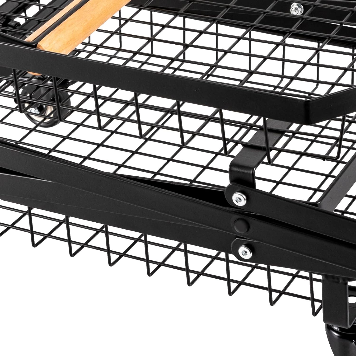 Camión de mano plegable multiusos 2 en 1 con mango retráctil en ruedas, carrito de compras con ruedas rodantes, carga de 88 libras