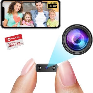 32G gratis cámara WiFi inalámbrica más pequeña, mini cámara espía HD1080P, cámara pequeña para monitor de bebé, cámara de niñera con visión 32G gratis cámara WiFi inalámbrica más pequeña, mini cámara espía HD1080P, cámara pequeña para monitor de bebé, cámara de niñera con visión