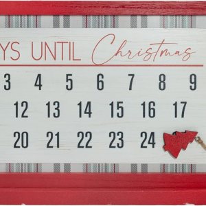 Hanna’s Handiworks Calendario de Adviento de cuenta regresiva de Navidad, decoración de mesa magnética de madera, mueve la pieza del árbol de Hanna’s Handiworks Calendario de Adviento de cuenta regresiva de Navidad, decoración de mesa magnética de madera, mueve la pieza del árbol de