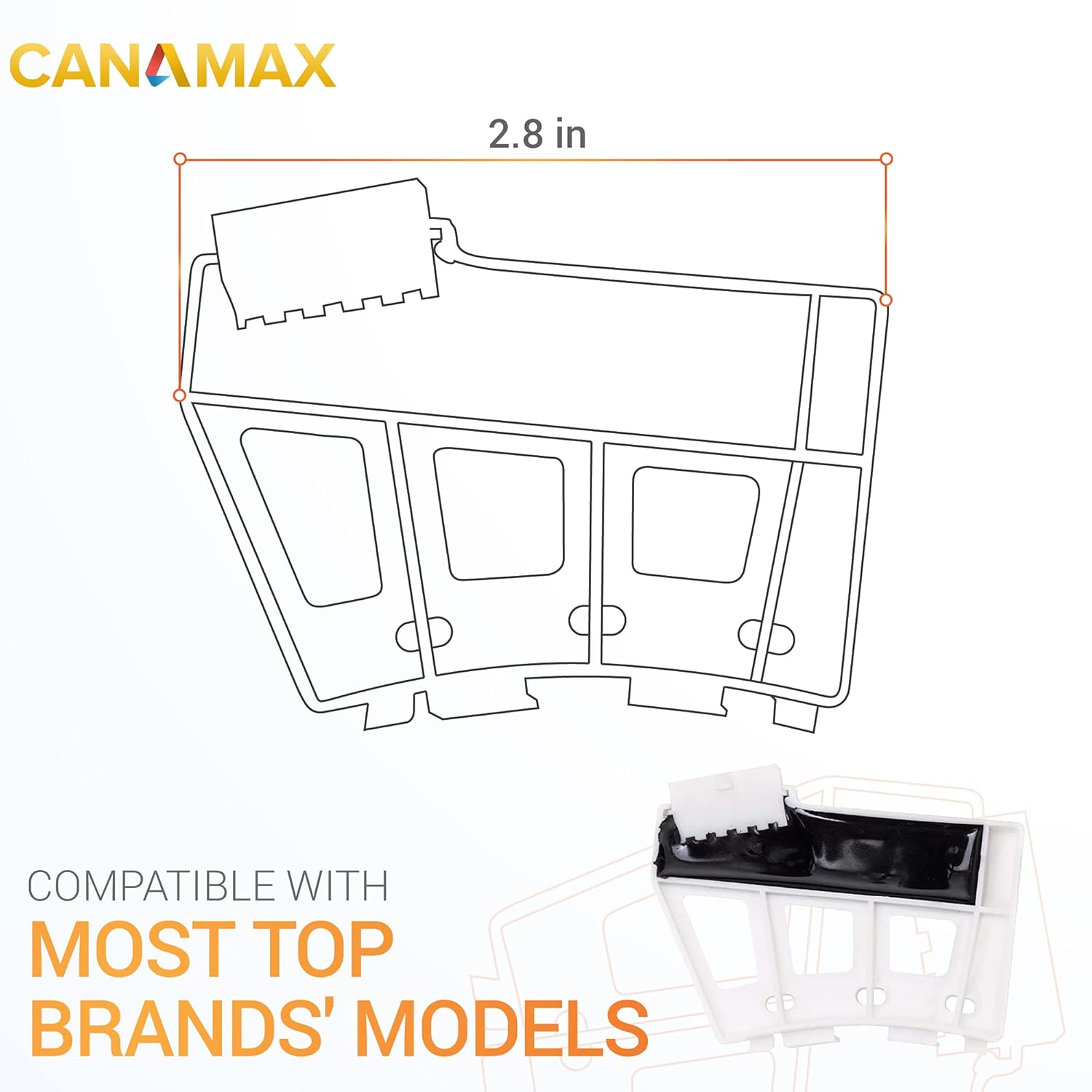 6501KW2002A – Sensor de posición del rotor de arandela, pieza de repuesto prémium de Canamax  Compatible con arandelas LG  Reemplaza PS3529186
