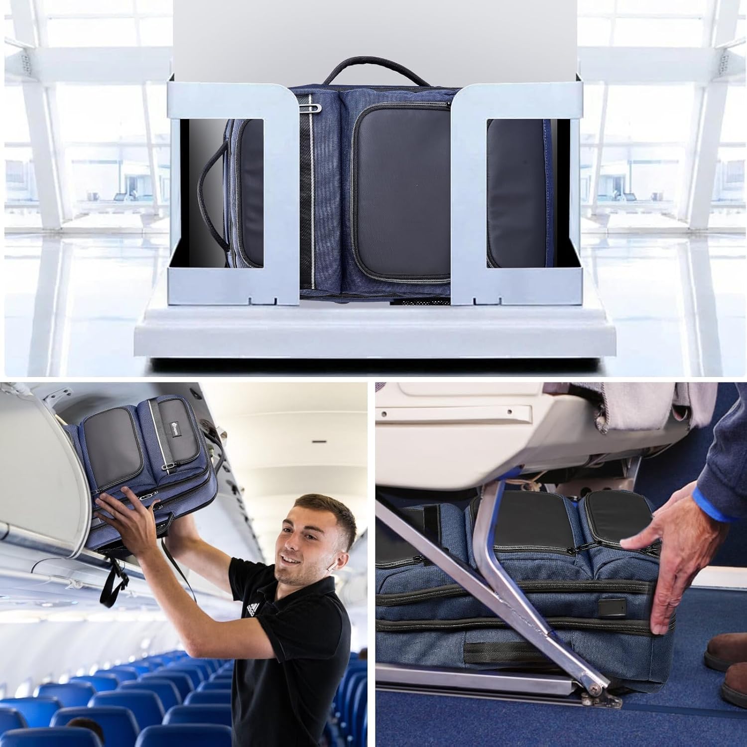VPBAGE Mochila para laptop para hombre, mochila de viaje de negocios, se adapta a computadoras de 17.3 pulgadas, resistente al agua y antirrobo,