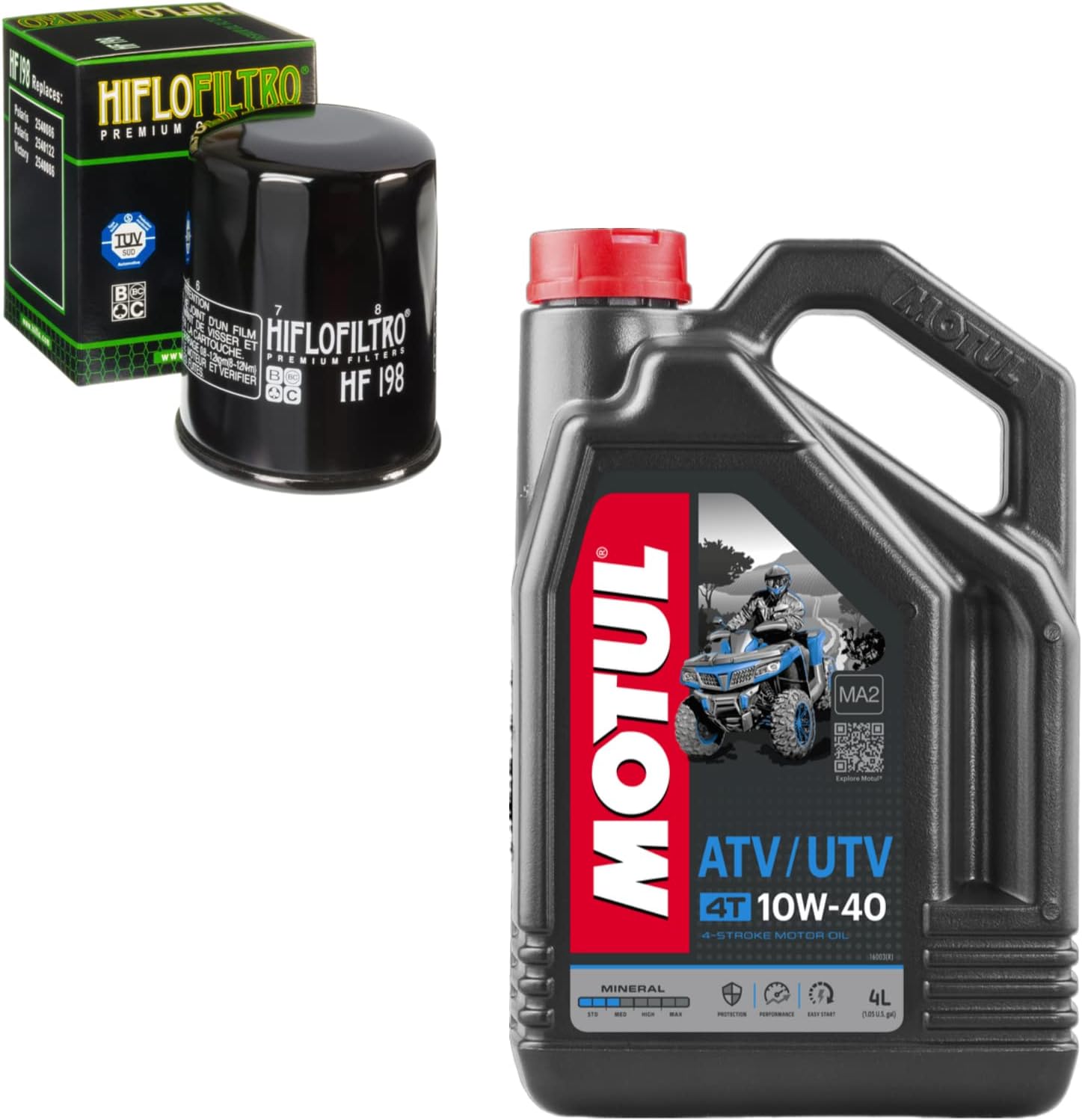 Kit de cambio de aceite y filtro para Polaris 2012 Sportsman 800 EFI Mineral 5W-40