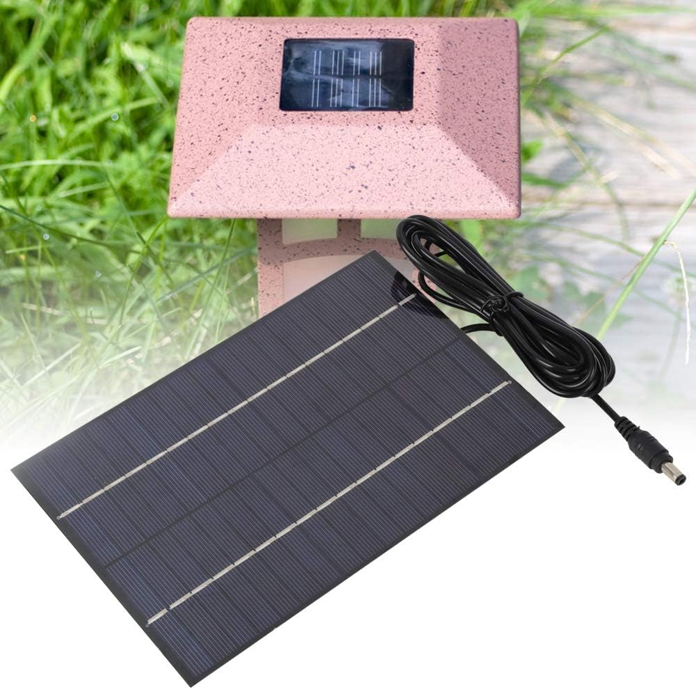Solar Panel, 4.2W 18V Portable Efficient Polycrystalline Silicon Solar Cell Panel for DIY Power Charger, Energy Saving