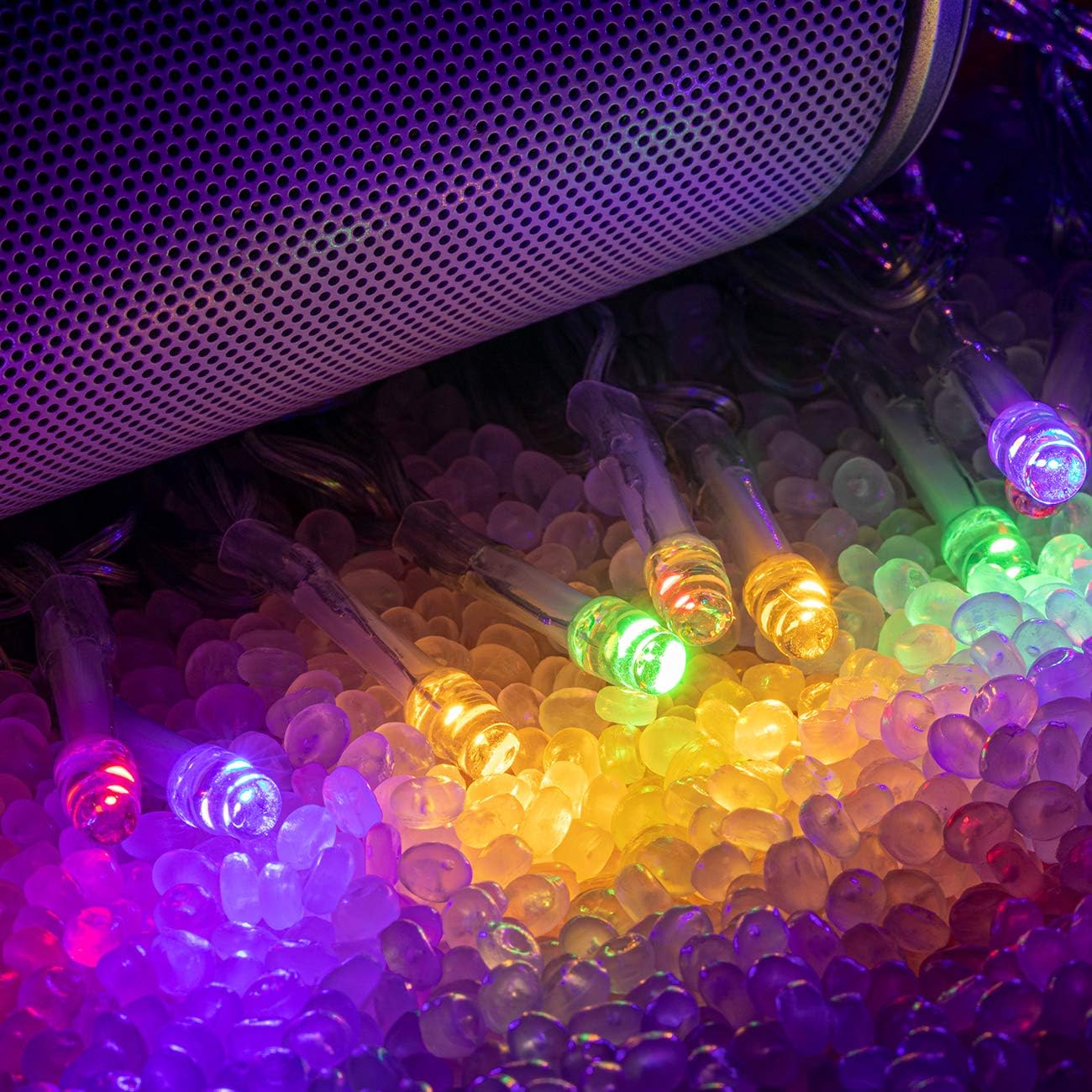 AWQ Guirnalda de luces LED de 66 pies para interiores, 200 luces LED para interiores, exteriores, bodas, cumpleaños, árbol de Navidad, decoración de