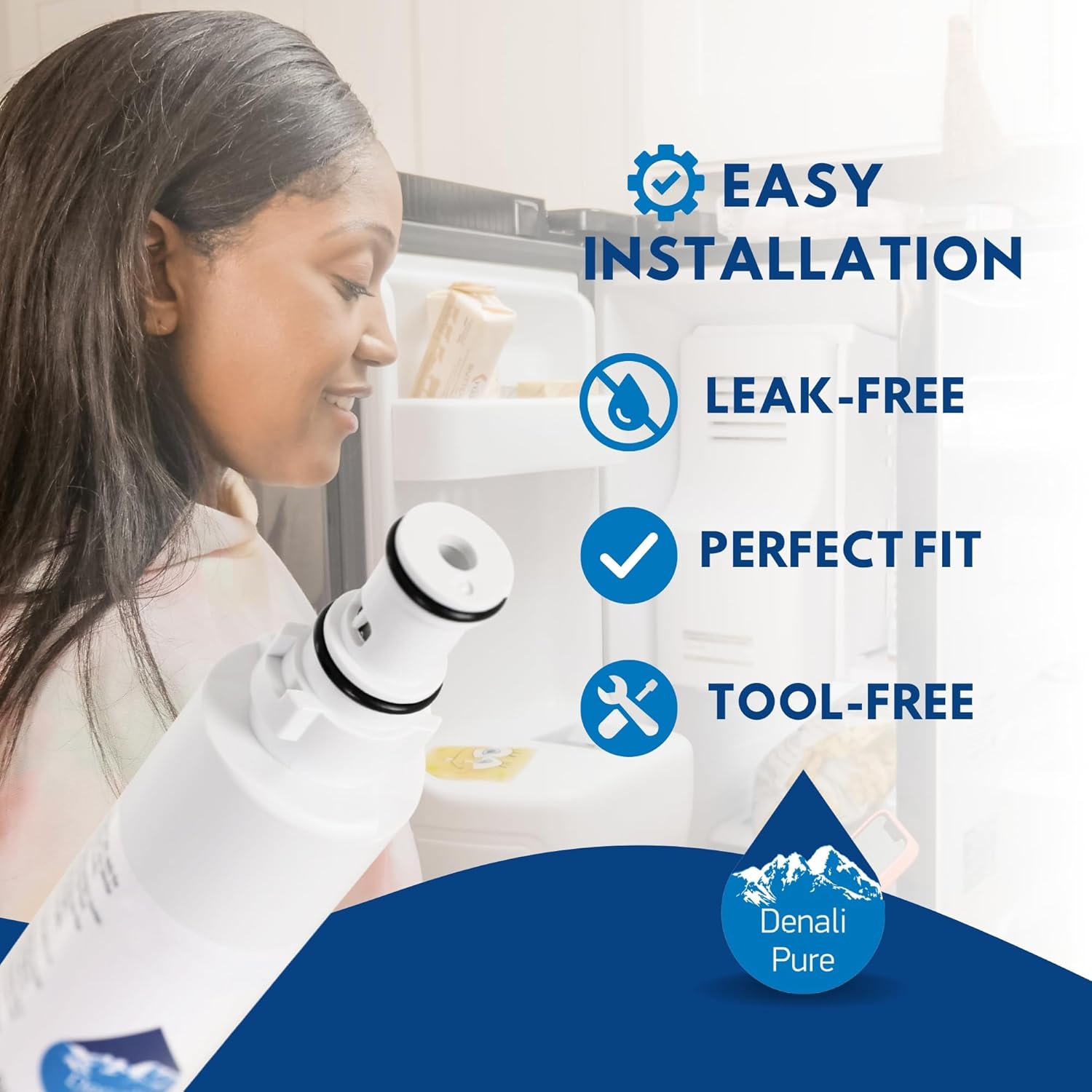 Filtro de agua Whirlpool rwf1021FrigoríficoRecambio Compatible Cartucho de filtro de agua para nevera Whirlpool rwf1021