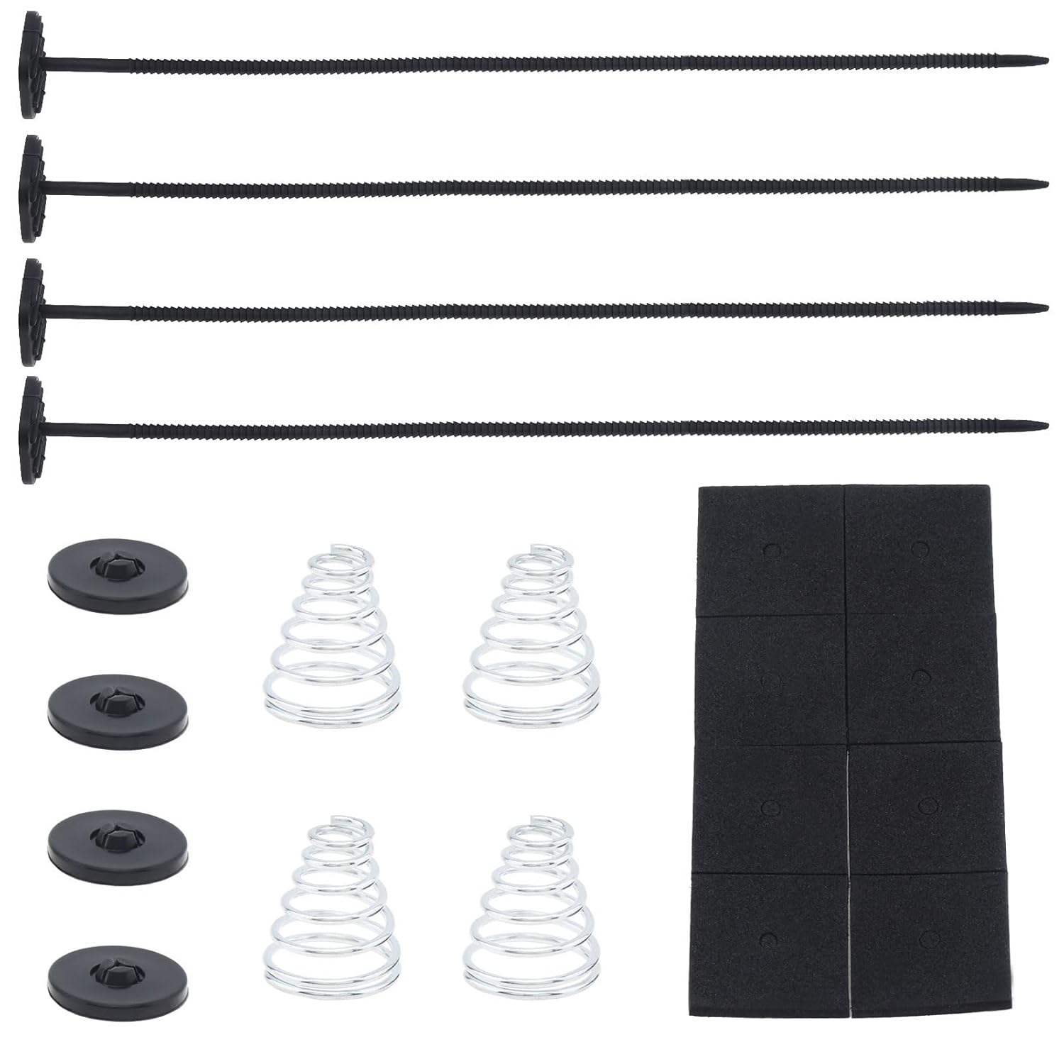 Kit de montaje de ventilador, 2 unidades de 12 V Kit de montaje de ventilador de radiador eléctrico para ventilador de refrigeración eléctrico y
