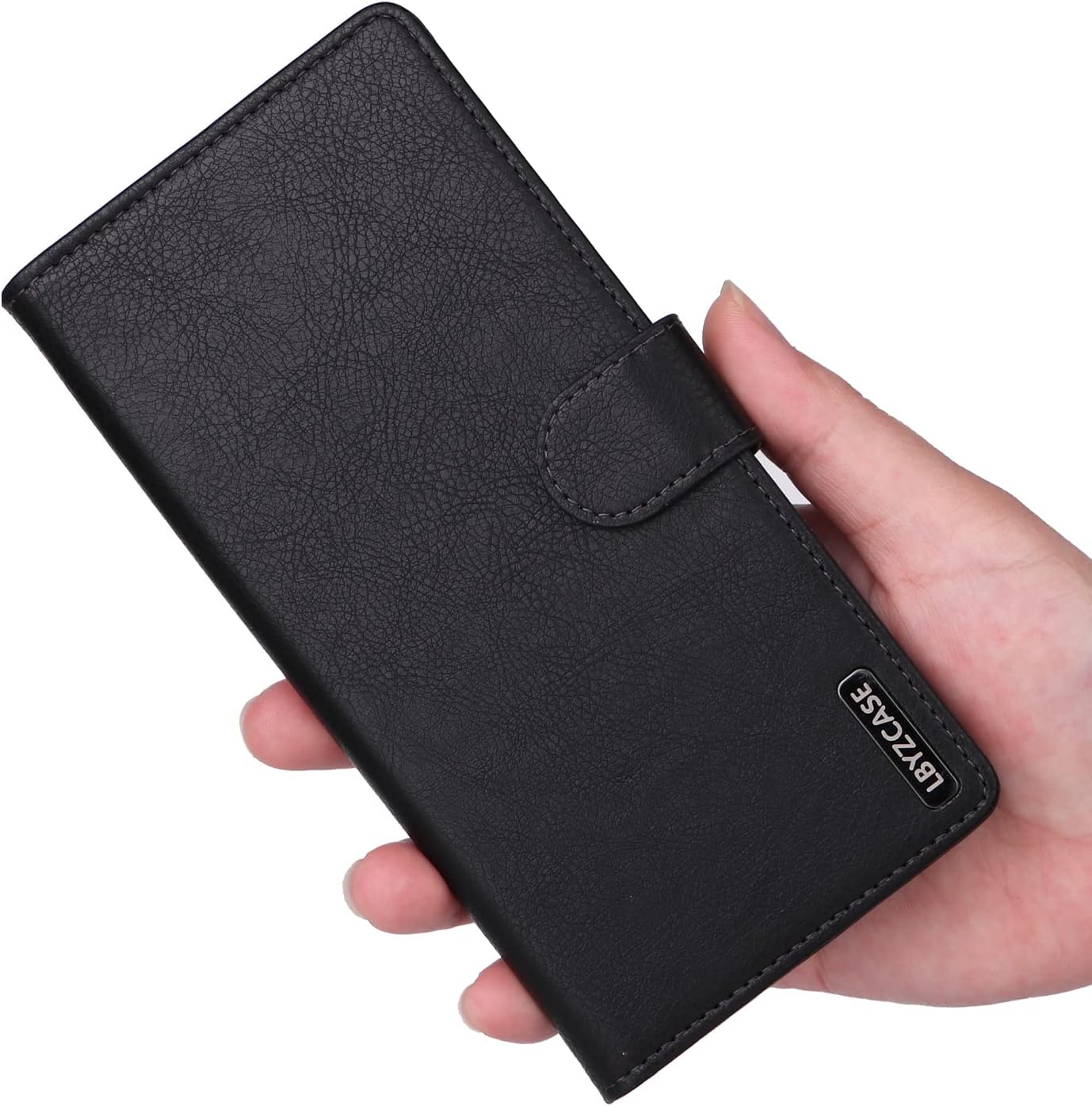 LBYZCASE Funda tipo cartera para Galaxy A54 5G con tarjetero de bloqueo RFID, cartera de cuero con función atril, magnética, a prueba de golpes,