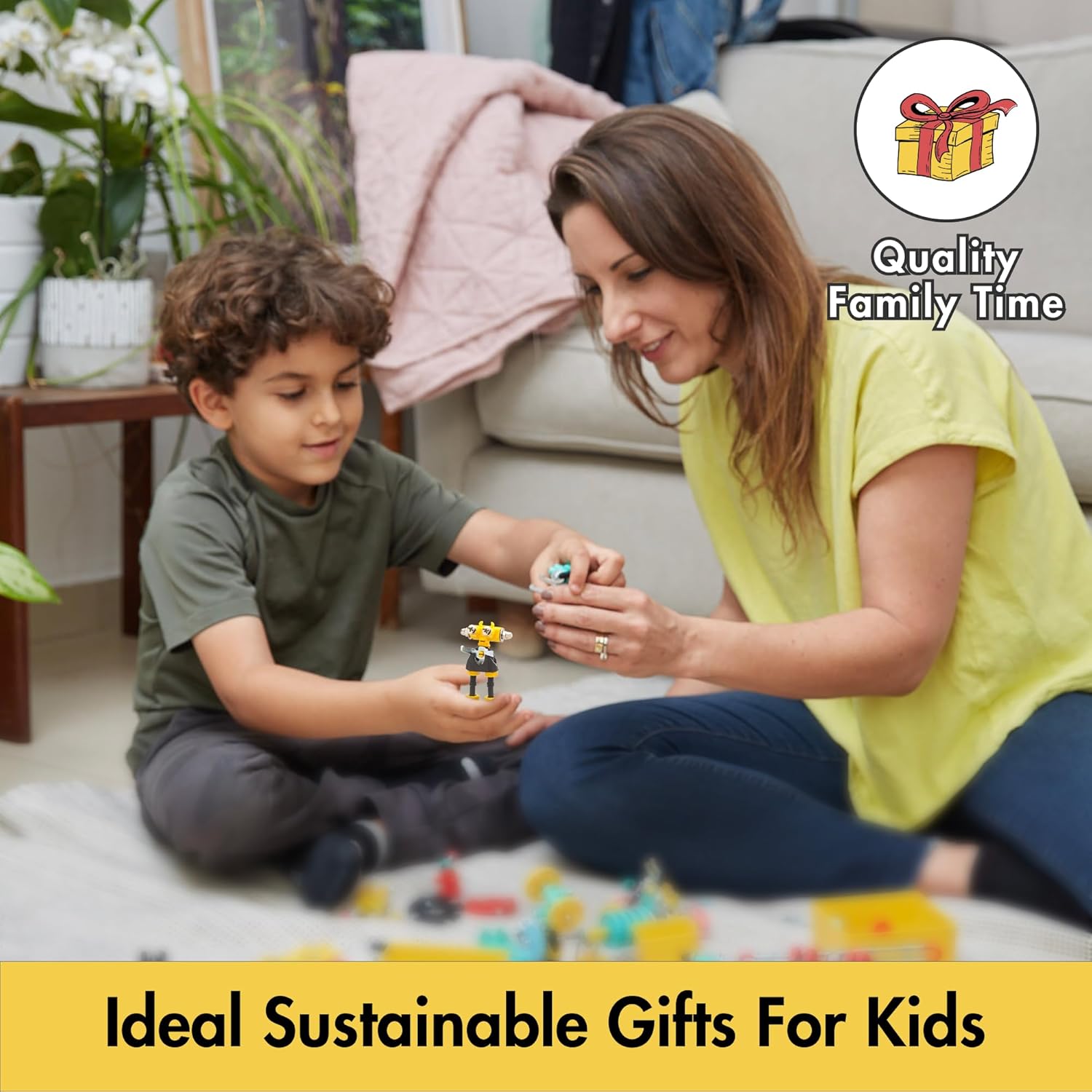 The Off Bits Juegos de construcción de juguetes kit de modelo de robot InfoBit para niños a partir de 6 años, mini juguetes STEM con tuercas y