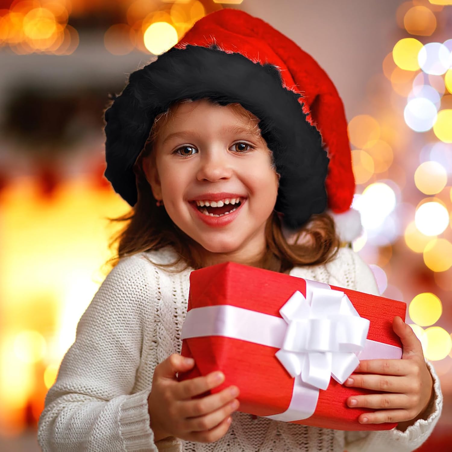 Tiras precortadas de tela de piel sintética de felpa lanuda de 2 x 60 pulgadas, piel negra mullida y esponjosa para gnomos, barba, Papá Noel, pelo
