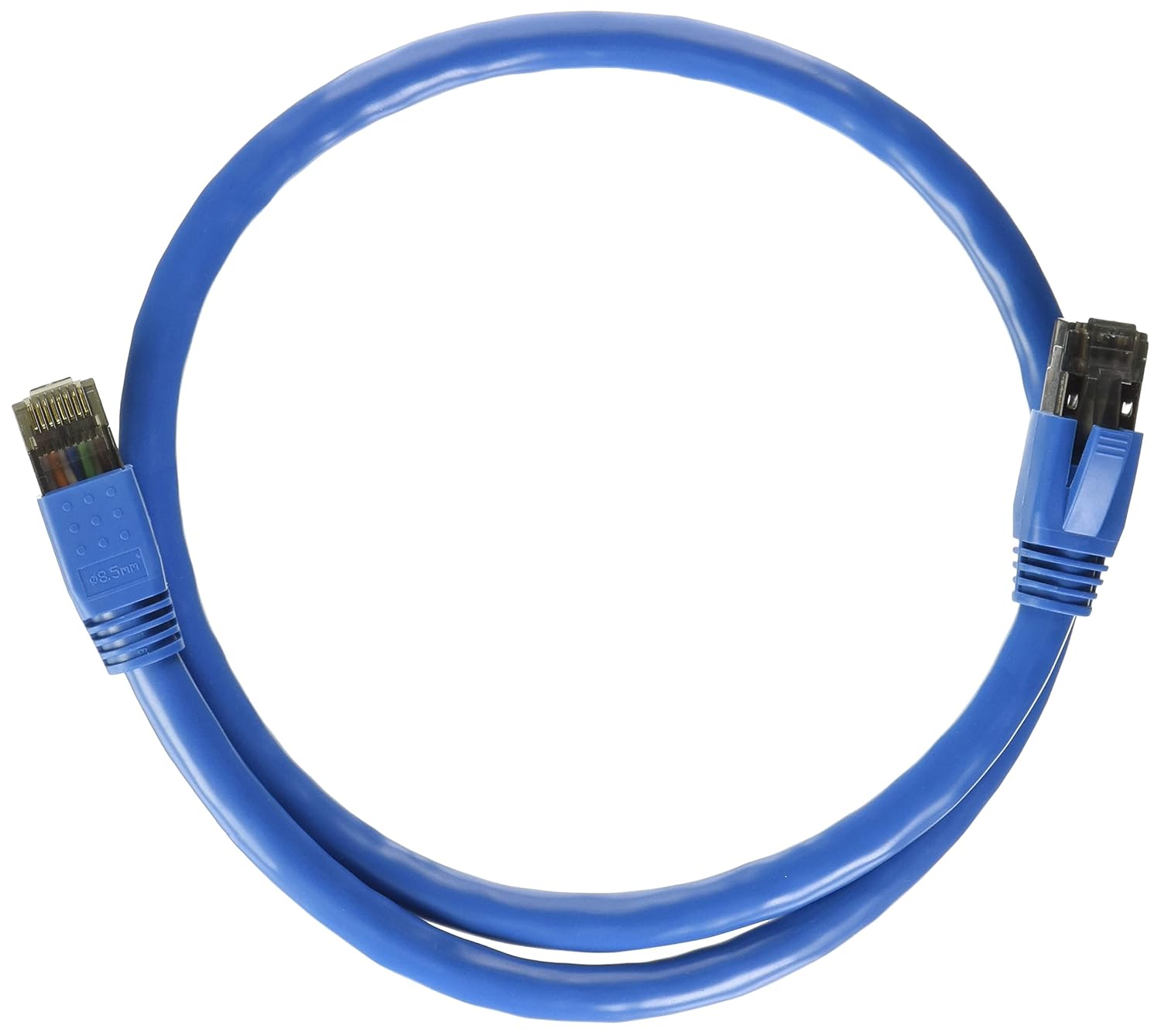 Nippon Labs Cable de red LAN de Internet RJ45 Cat8 RJ45 de 2 pies, interiorexterior, 24 AWG blindado de 40 Gbps 2000 Mhz, resistente a la intemperie