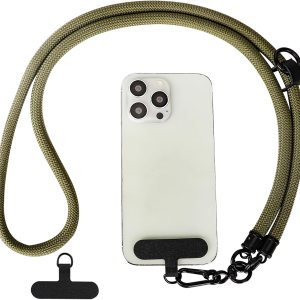 Cordón para teléfono celular, cordón desmontable universal ajustable para teléfono, correa para teléfono, con parche de cordón para teléfono × 2 Cordón para teléfono celular, cordón desmontable universal ajustable para teléfono, correa para teléfono, con parche de cordón para teléfono × 2