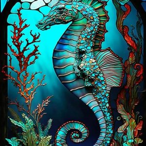 Sunature 5D Full Diamond Painting Art Square Round Sea Horse AB Kits de pintura de diamantes 15.7 x 19.7 pulgadas (6-10 colores AB) (taladro redondo Sunature 5D Full Diamond Painting Art Square Round Sea Horse AB Kits de pintura de diamantes 15.7 x 19.7 pulgadas (6-10 colores AB) (taladro redondo