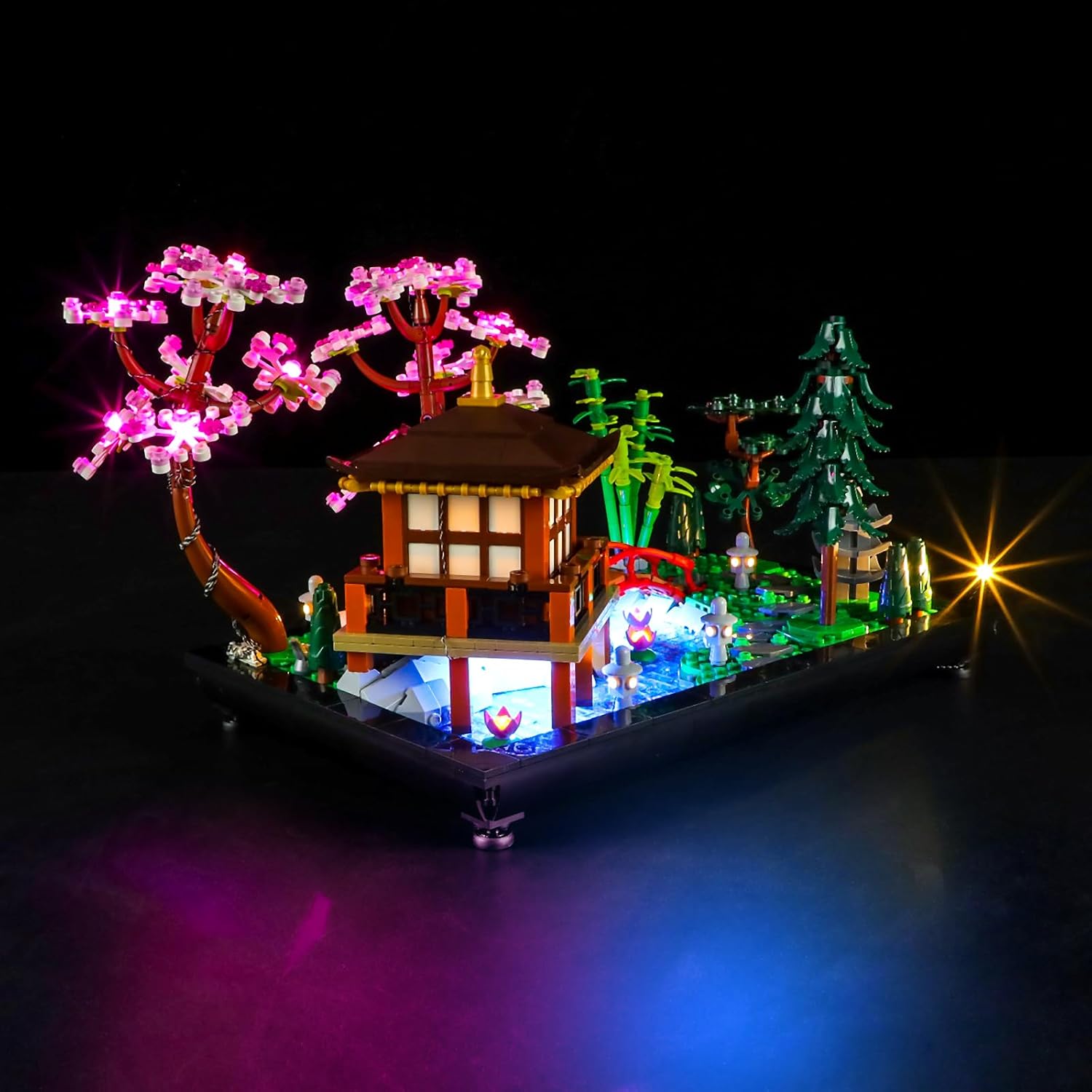 BRIKSMAX Kit de iluminación LED para Lego Tranquil Garden (versión mejorada)- Compatible con Lego Icons 10315 Modelo de bloques de construcción, no