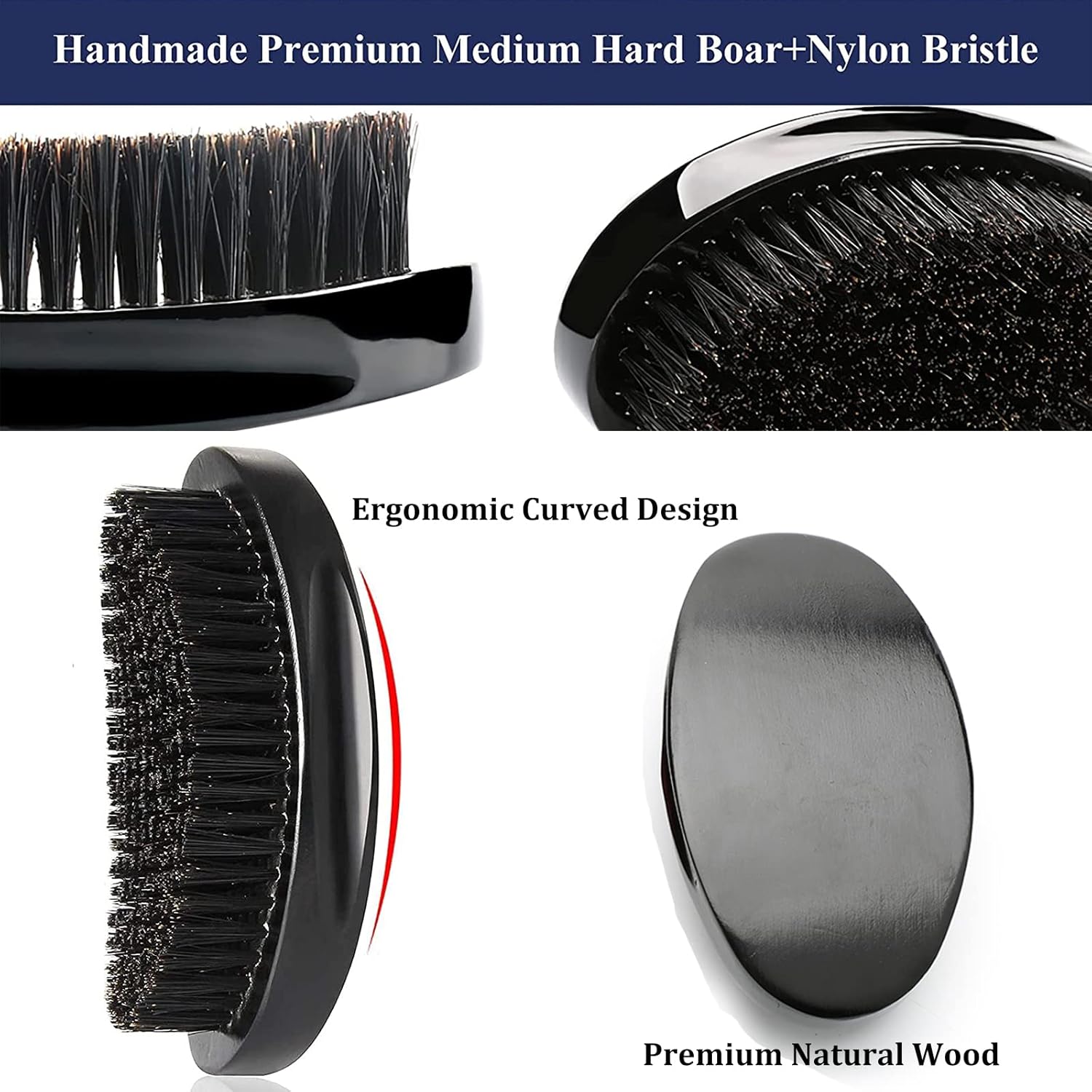 2 piezas Durag sedoso con tapa de onda elástica, cepillo ondulado para hombres y mujeres, kits de cepillos de ondas de cabello, gorras de compresión