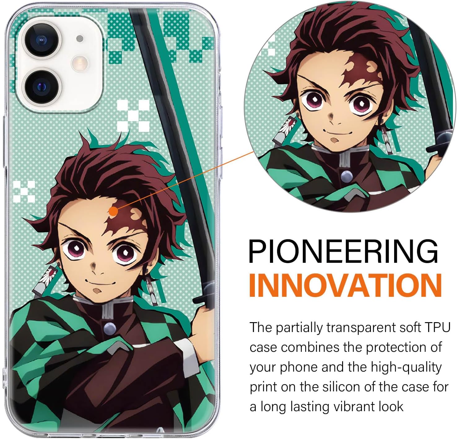 3 fundas transparentes de 6.1 pulgadas para iPhone 11, diseño de personajes de dibujos animados para mujeres, niñas, niños y hombres, TPU suave
