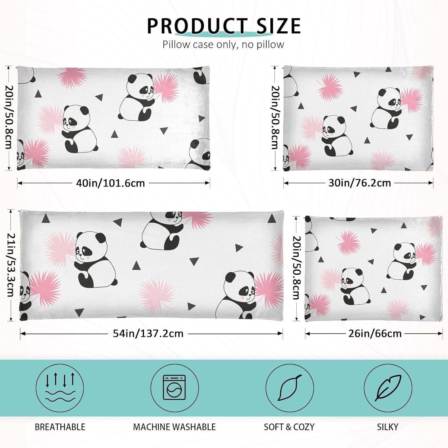 Emelivor Cute Panda Bears Throw Pillow Covers Velvet Pillow Covers Soft Cushion Covers Comfortable Pillowcases Decorative Pillows for Bed Couch Sofa