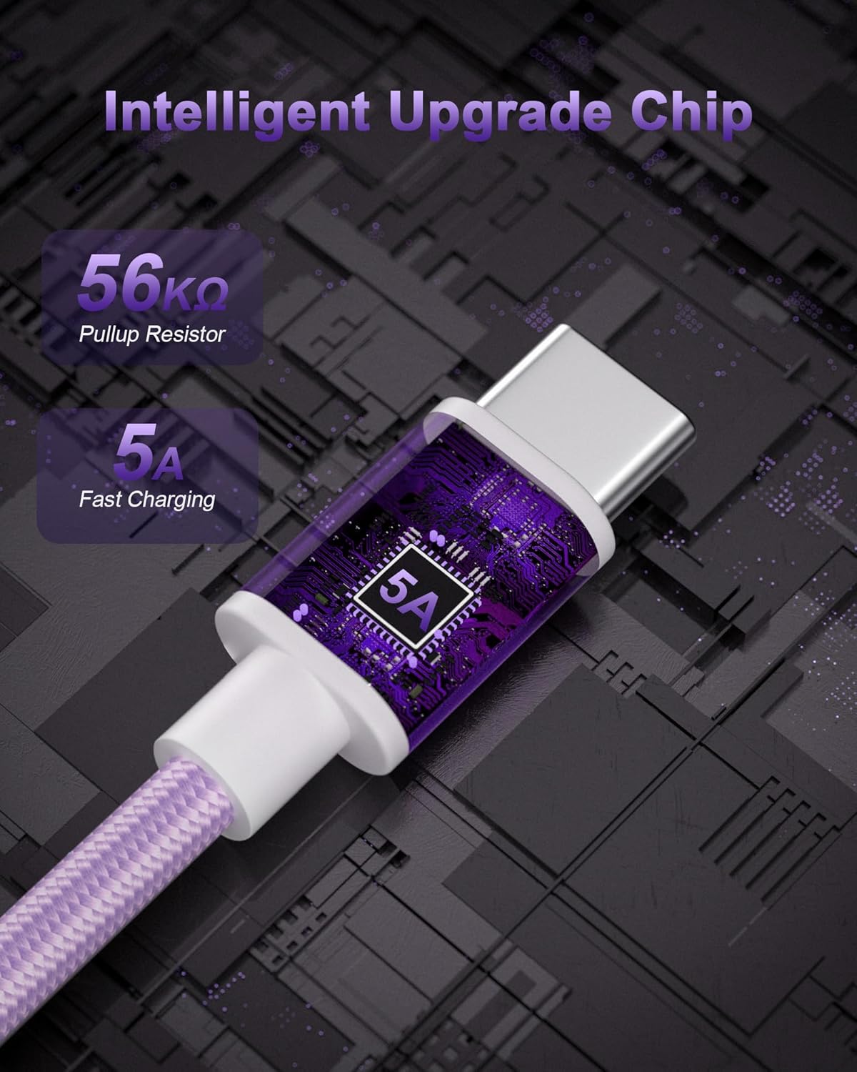Cable USB C a USB C  Cable de carga rápida tipo C a C de 100 W para iPhone 15 Pro MaxPlus Samsung S23 iPad Pro iPad AirMini MacBook ProAir Google