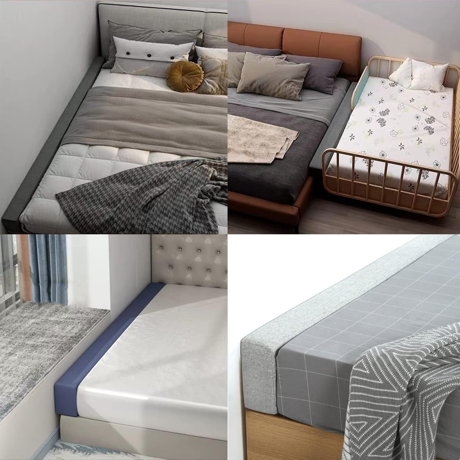 Cuña de cama personalizada para sofá de cama, relleno de huecos de cama gruesa y suave, lavable, extensor de colchón de cama larga, relleno de