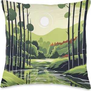 Bamboo Radiance Nature’s Chromatic Brilliance Shines Throw Pillow, 16×16, Multicolor Bamboo Radiance Nature’s Chromatic Brilliance Shines Throw Pillow, 16×16, Multicolor
