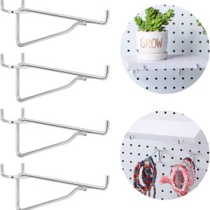 Ganchos de metal para tablero de clavijas, estante de herramientas, ganchos para clavijas, organizador de tablero para banco de trabajo, cocina, Ganchos de metal para tablero de clavijas, estante de herramientas, ganchos para clavijas, organizador de tablero para banco de trabajo, cocina,