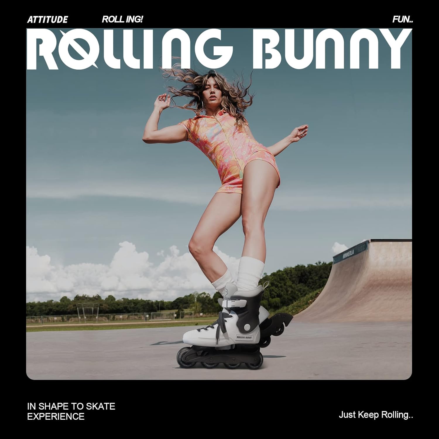 Patines en línea para mujeres y niñas, patines en línea para adultos para exteriores e interiores, con carcasa exterior duradera y soporte de