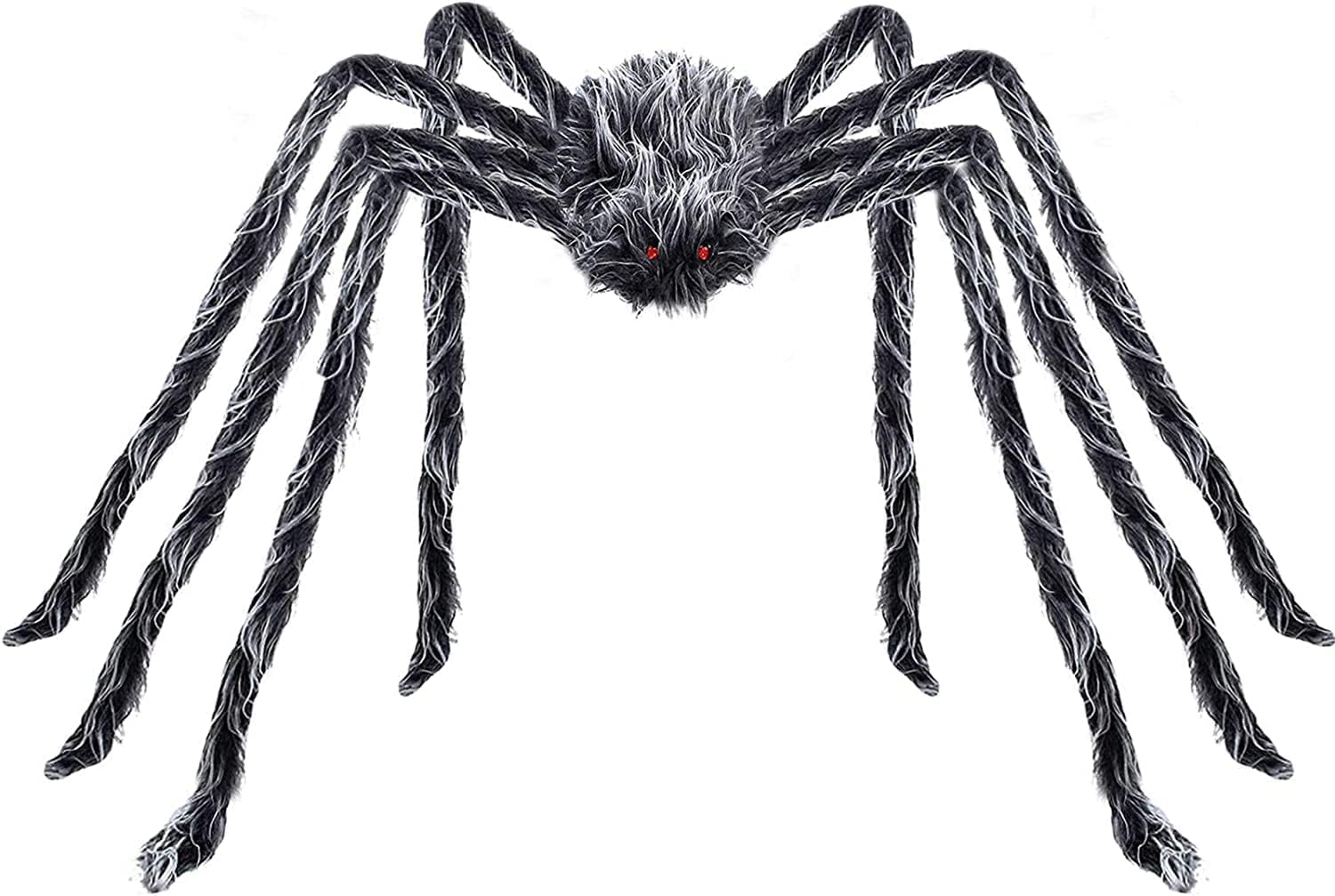 Angelhood Decoraciones de Halloween araña gigante de 6.6 pies