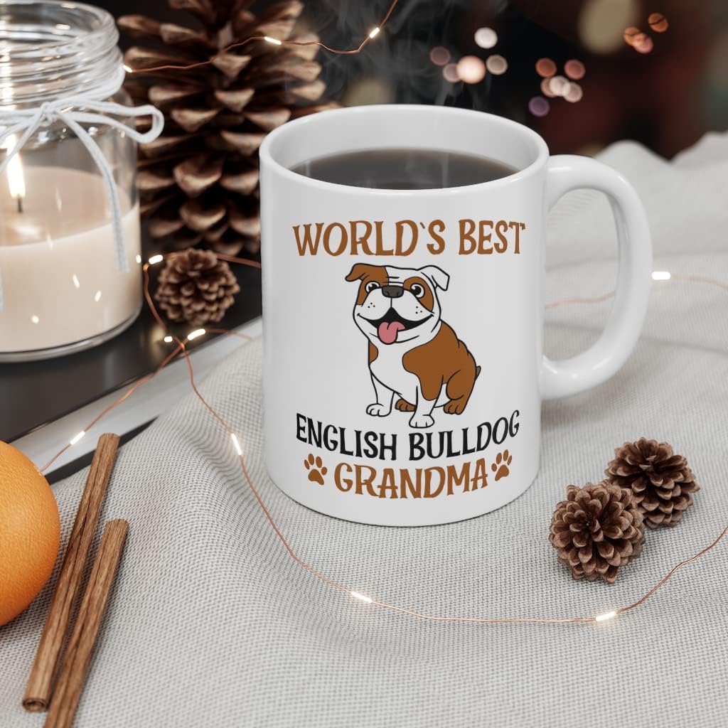 Regalos personalizados de bulldog inglés, la mejor taza de bulldog inglés del mundo, taza divertida de bulldog inglés, taza de bulldog inglés, tazas
