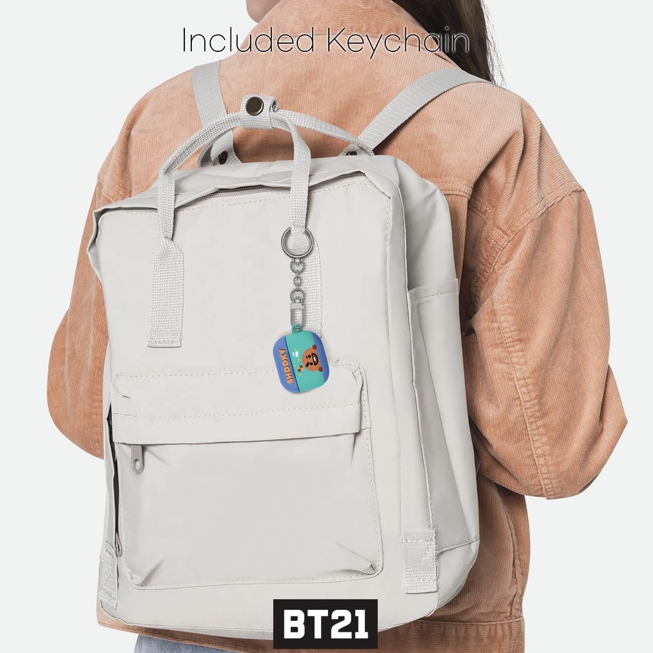 BT21 Producto oficial para Airpods 3 generación Funda rígida protectora con llavero para Airpods 3 – SHOOKY