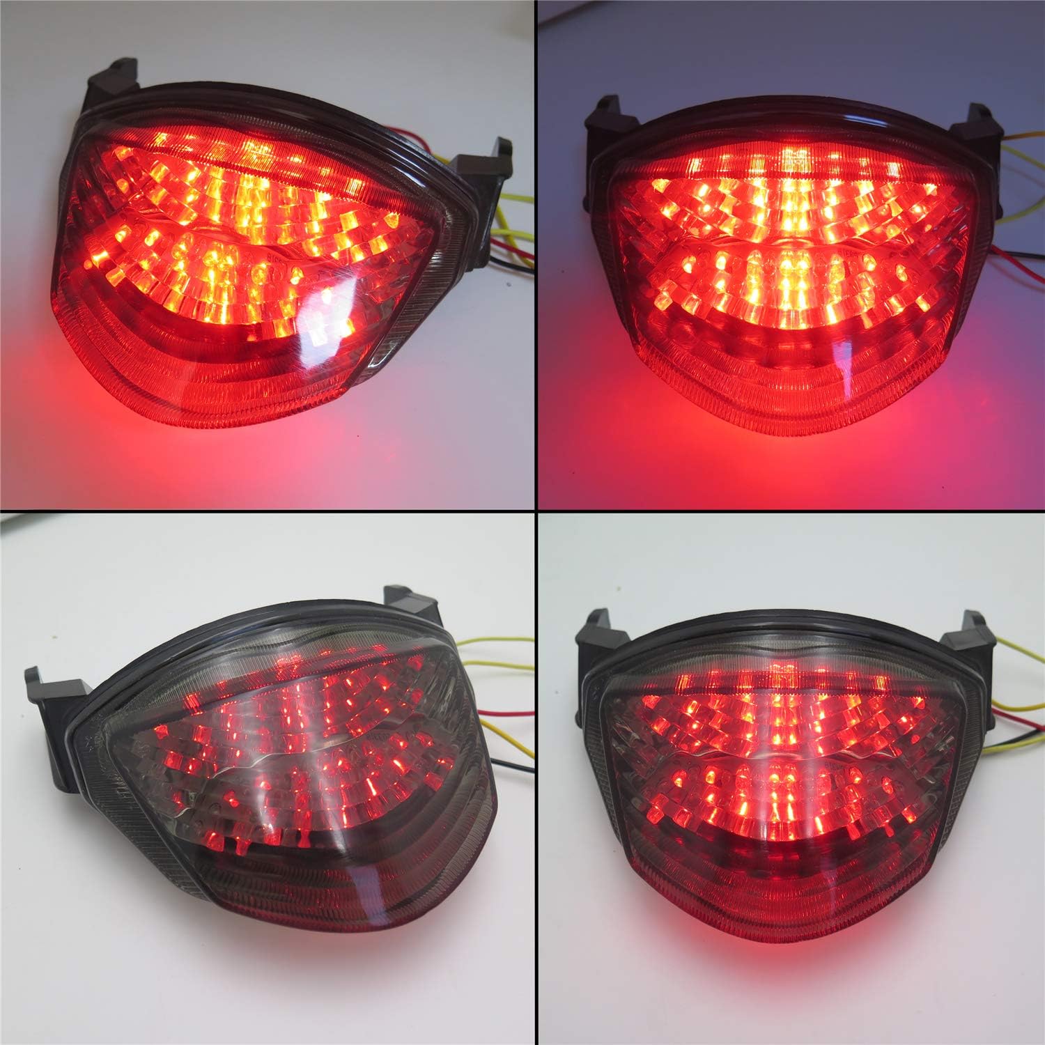 SMT – Luz de freno trasera LED compatible con motocicleta Suzuki GSXR 1000 SMOKE 2005-2006 B00XIRXOB4