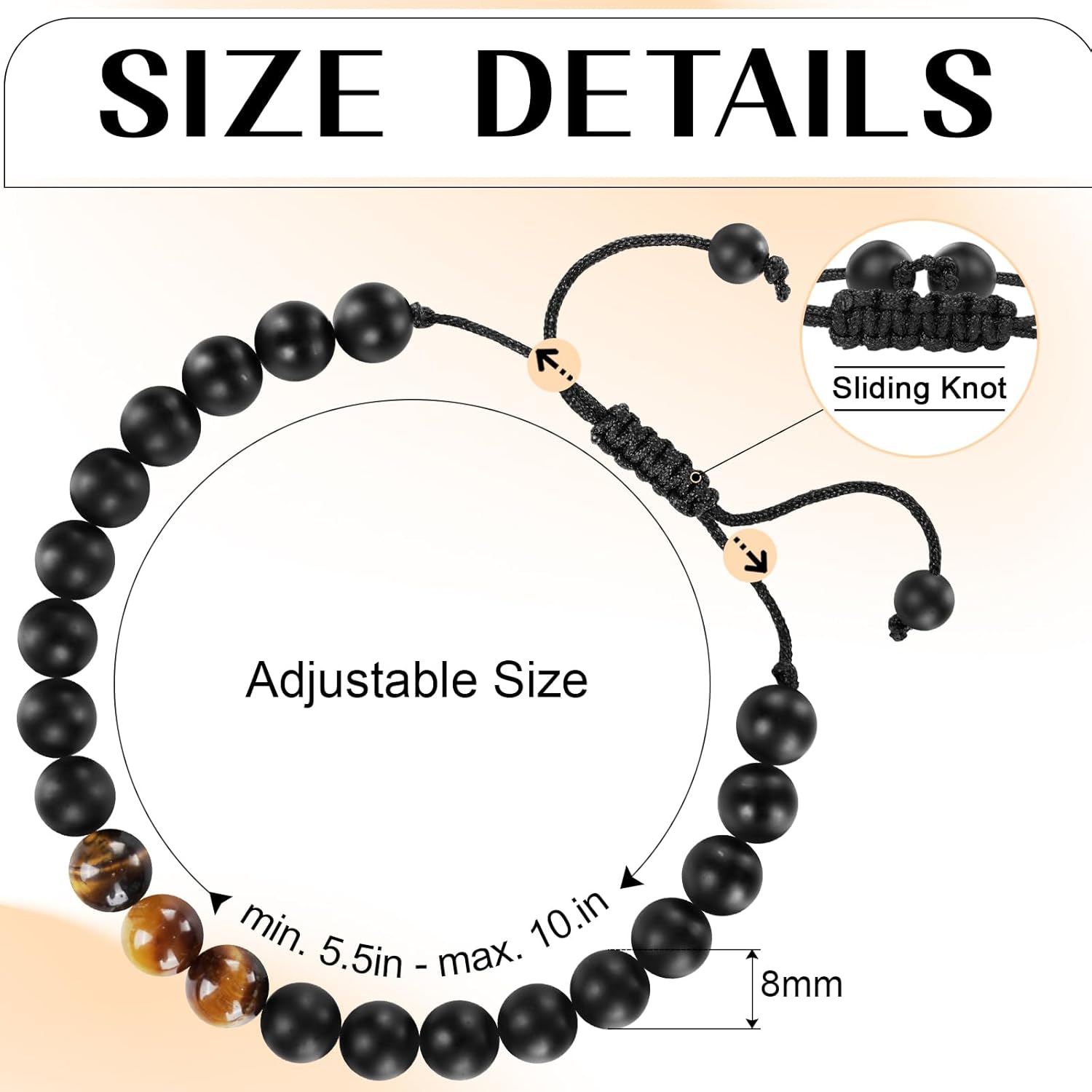 SUPHELPU Teen Boy Men Gifts for Christmas, New Year, Birthday, Valentine’s Day, Engagement, Anniversary, Graduation, Nature Stone Bangle Bracelets
