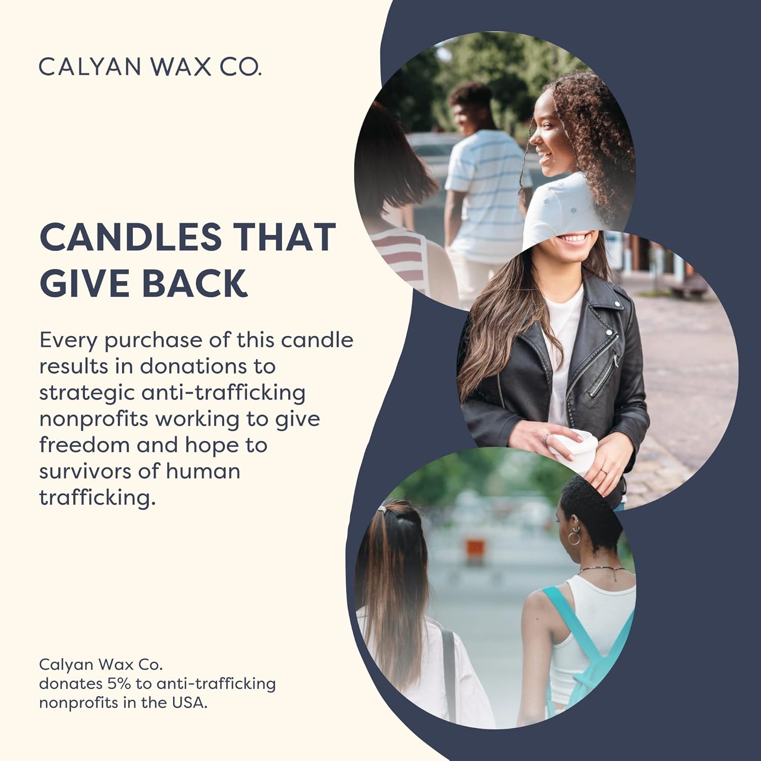 Calyan Wax Co. Vela de cera de soja, vela perfumada de limón + salvia, 57 horas de tiempo de combustión, velas de soja de aromaterapia, cera de soja