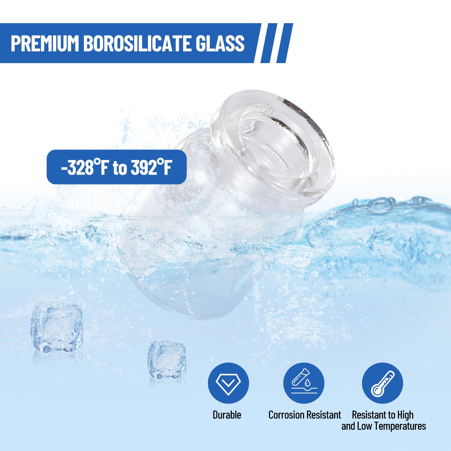 Paquete de 100 viales de vidrio de 0.1 fl oz, viales de vidrio transparente con tapas abatibles de plástico y aluminio y tapones de goma, vial de