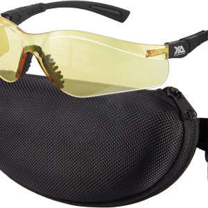 xaegistac Shooting Glasses Anti-fog Shooting Range Eye Protection, Adjustable Safety Glasses with Zipper Hard Case xaegistac Shooting Glasses Anti-fog Shooting Range Eye Protection, Adjustable Safety Glasses with Zipper Hard Case