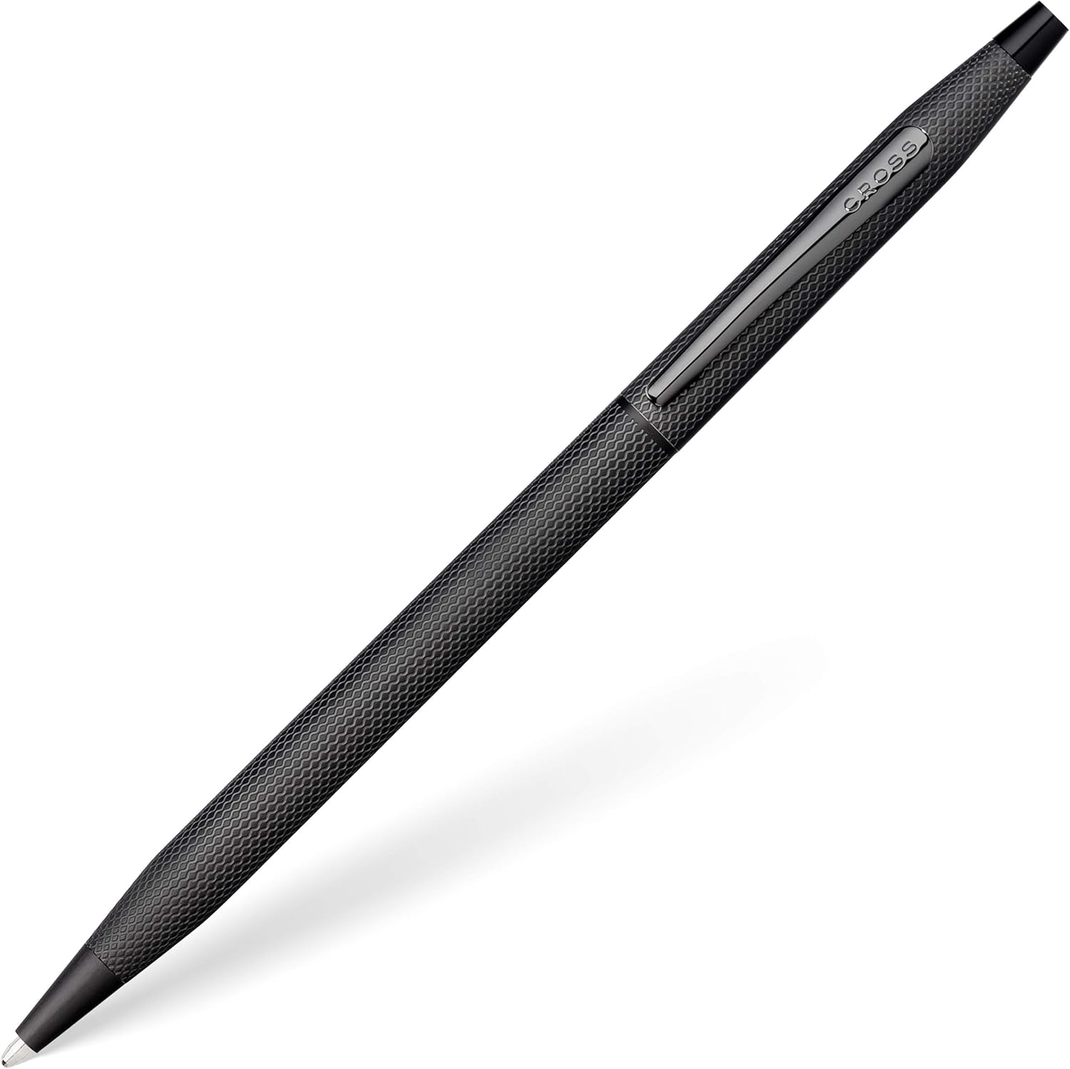 Cross Classic Century – Bolígrafo recargable, punta media, incluye caja de regalo de calidad prémium, negro cepillado