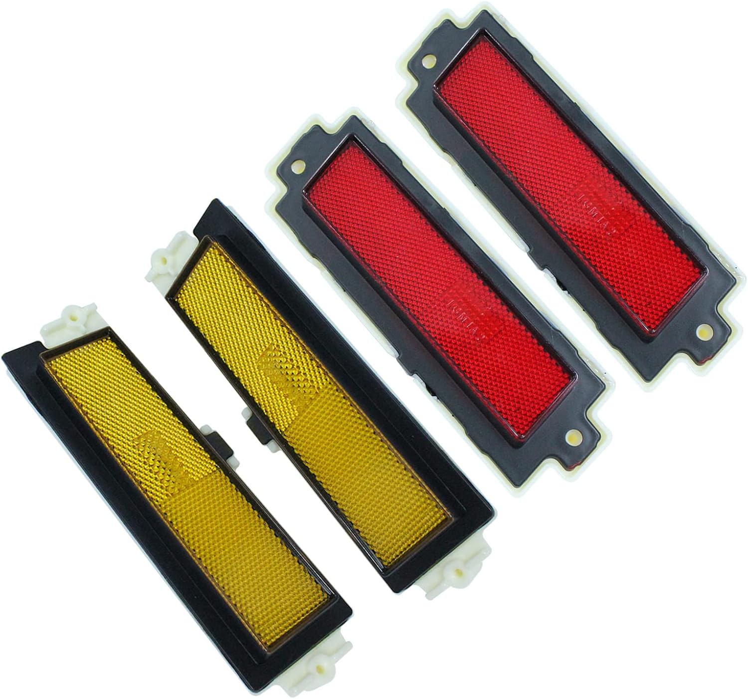 LAFORMO Chevy Monte Carlo Conjunto de lentes de luz para lámpara de marcador lateral delantera y trasera para Chevy Monte Carlo 1981-1988 Par