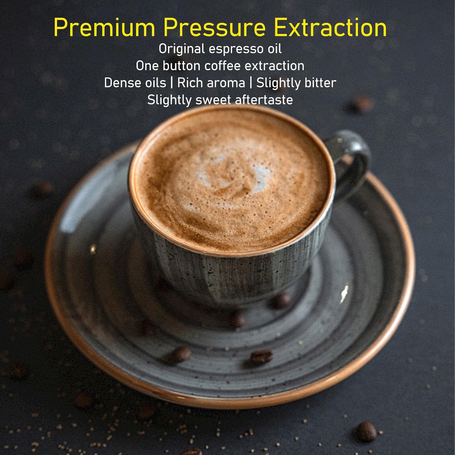Máquina de café espresso portátil, cafetera de viaje compatible con cápsulas NS y café molido, máquina de café espresso portátil operada manualmente