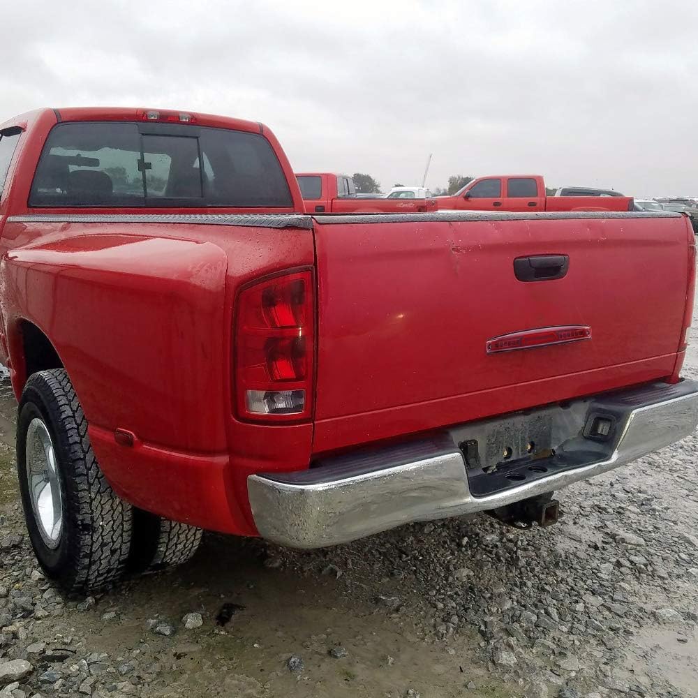PIT66 Barra LED de tercera luz de freno, compatible con Dodge Ram 2500 3500 2003-2006 Tercera luz de freno de carga con lente roja carcasa cromada