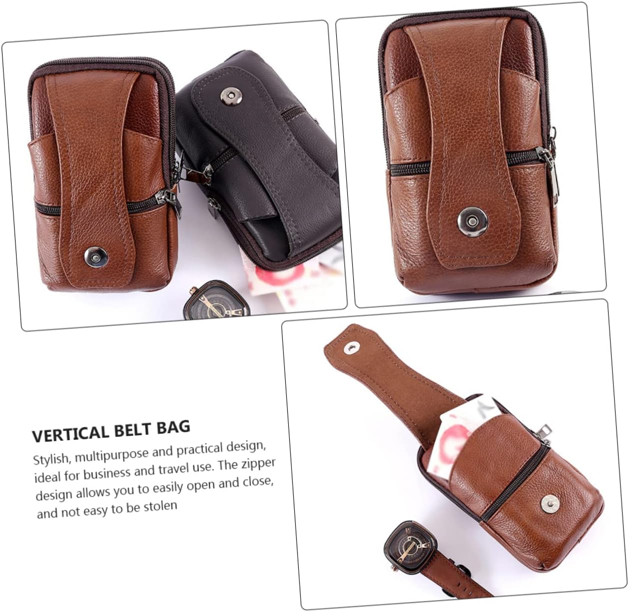 GALPADA 1 Pc Men’s Mobile Phone Bag Casual Bag for Men Trendy Waist Purse Practical Waist Purse Creative Smartphone Bag Waterproof Waist Pouch