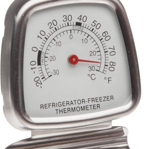 Supco ST03 Termómetro de congelador para refrigerador de acero inoxidable, -20 a 80 grados F Supco ST03 Termómetro de congelador para refrigerador de acero inoxidable, -20 a 80 grados F
