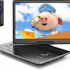 YOTON Reproductor de DVD portátil de 16.5 pulgadas con HD de 14.5 pulgadas, 4-6 horas de tiempo de trabajo con batería incorporada, pantalla YOTON Reproductor de DVD portátil de 16.5 pulgadas con HD de 14.5 pulgadas, 4-6 horas de tiempo de trabajo con batería incorporada, pantalla