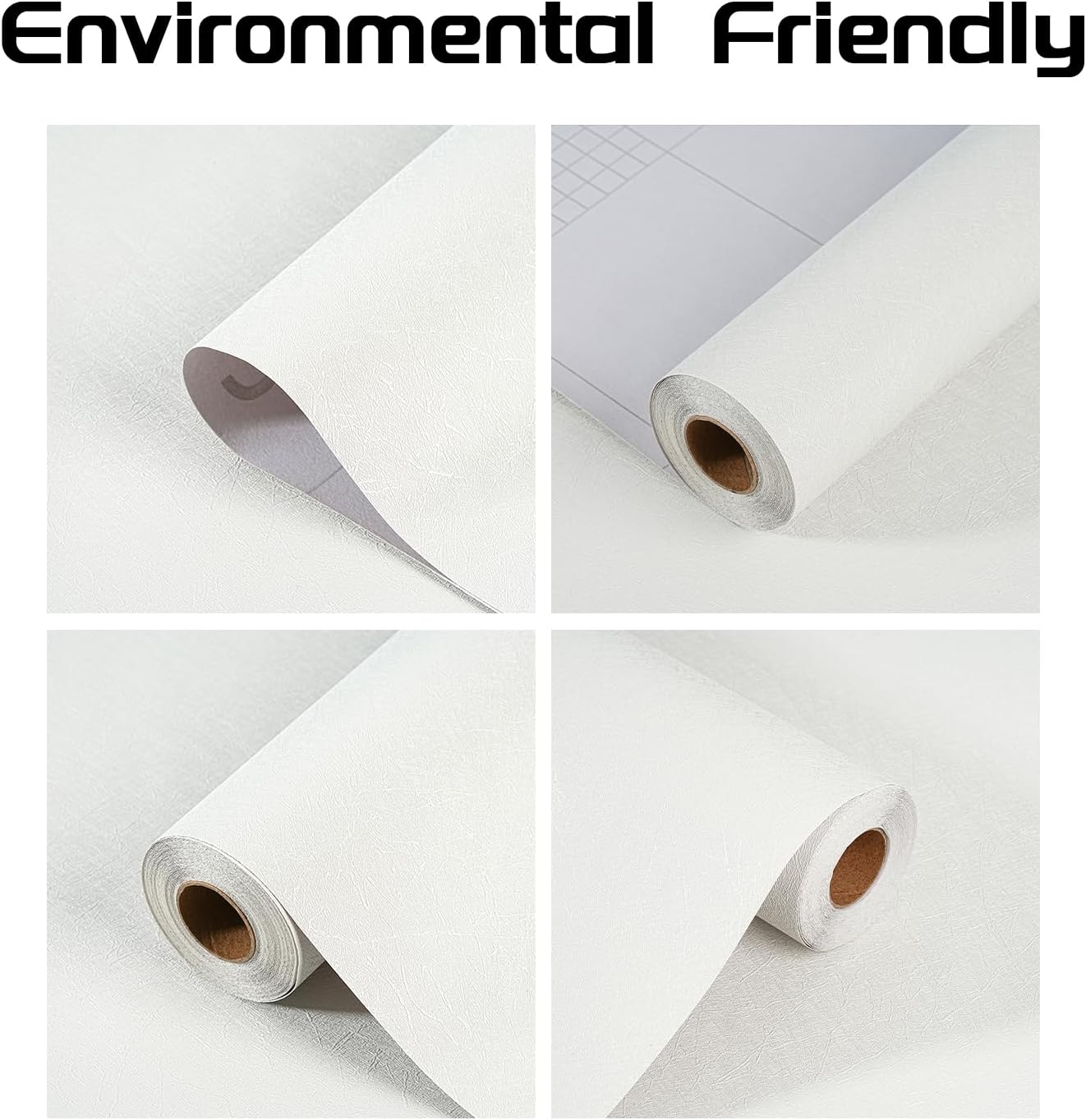 LOVADA Papel tapiz de seda blanca arroz para despegar y pegar, papel tapiz autoadhesivo de 15.7 x 98 pulgadas, papel de contacto de pared fácil de