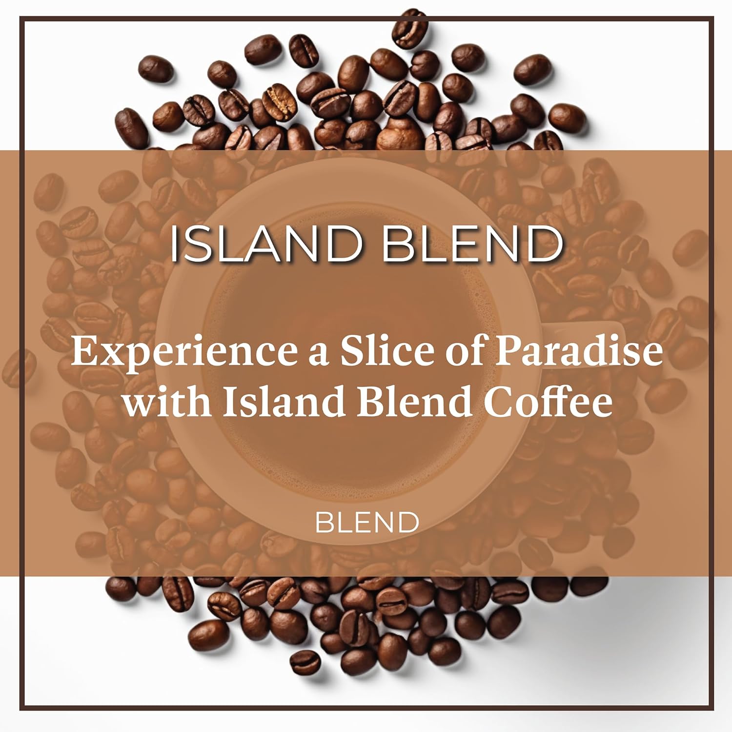 San Diego Coffee Island Blend, tostado medio, café molido, bolsa de 16 onzas Café molido tostado