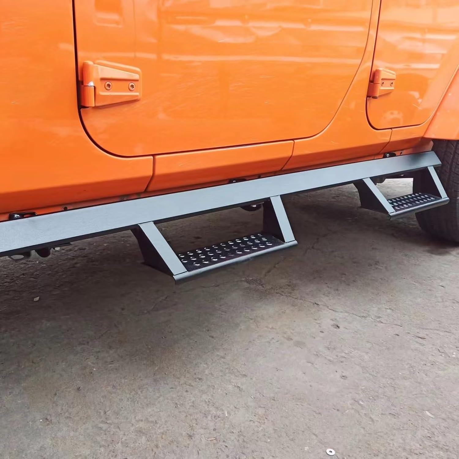 Estribos para Ford F150 Super Crew Cab 2015-2024 y Ford F250 F350 Super Duty Crew Cab 2017-2024 Super Duty Crew Cab escalones laterales barra de