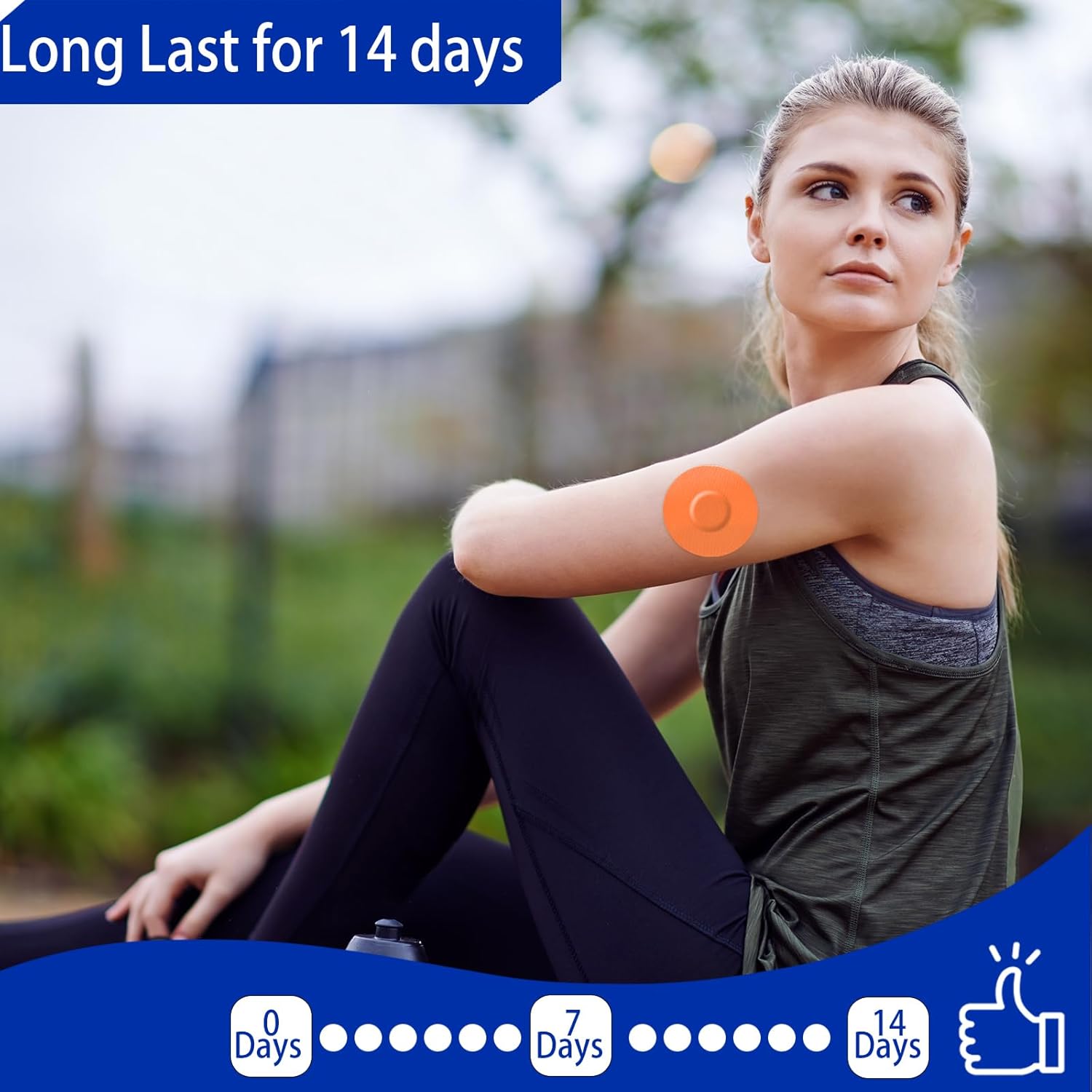 HONYOU Libre – Paquete de 30 fundas para sensores impermeables, parches de sensor de estilo libre de 14 días para Enlite Medtronic Guardian CGM