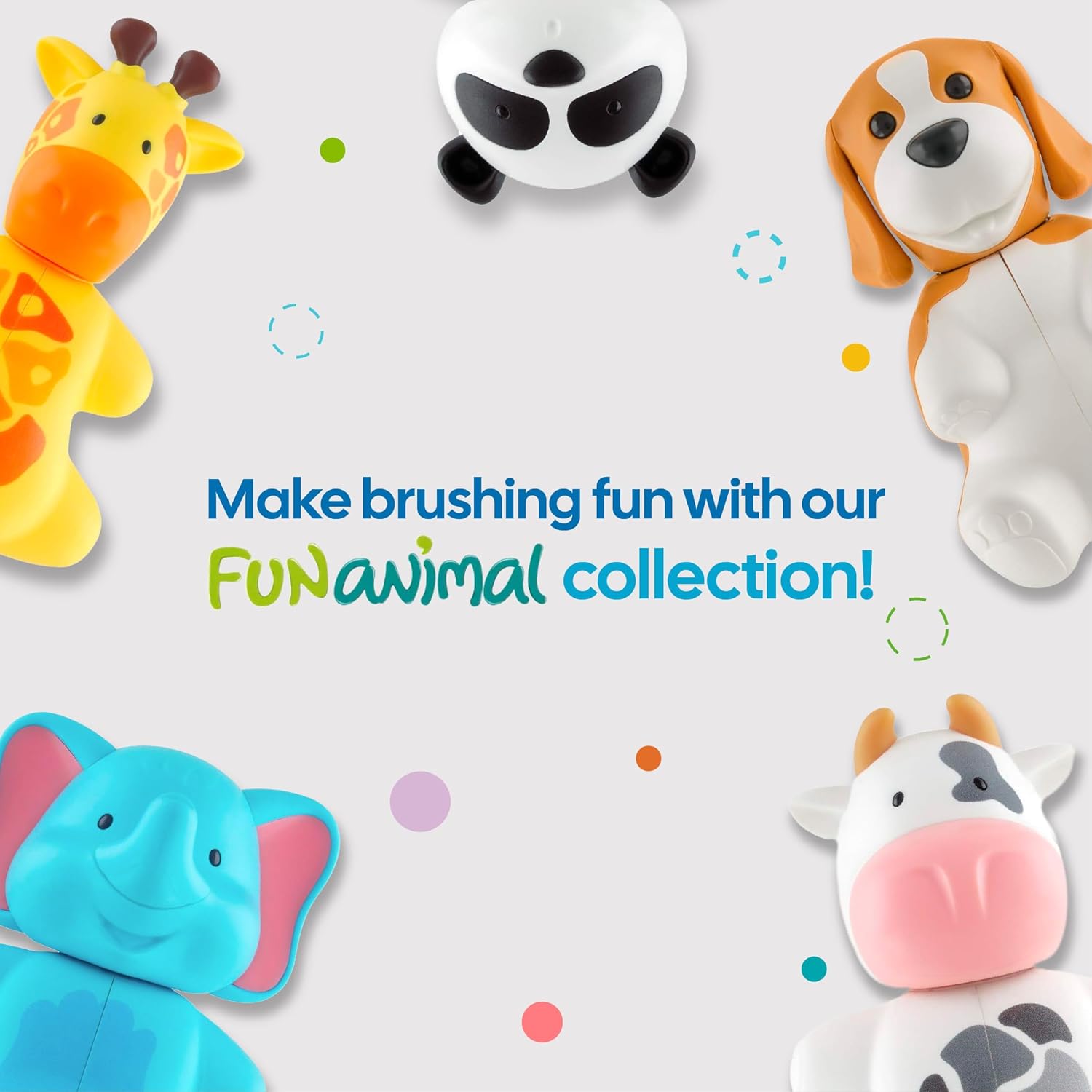 Flipper Fun Animal Turtle – Funda para cepillo de dientes con tapa, soporte para cepillos de dientes para baños, soporte para cepillos de dientes