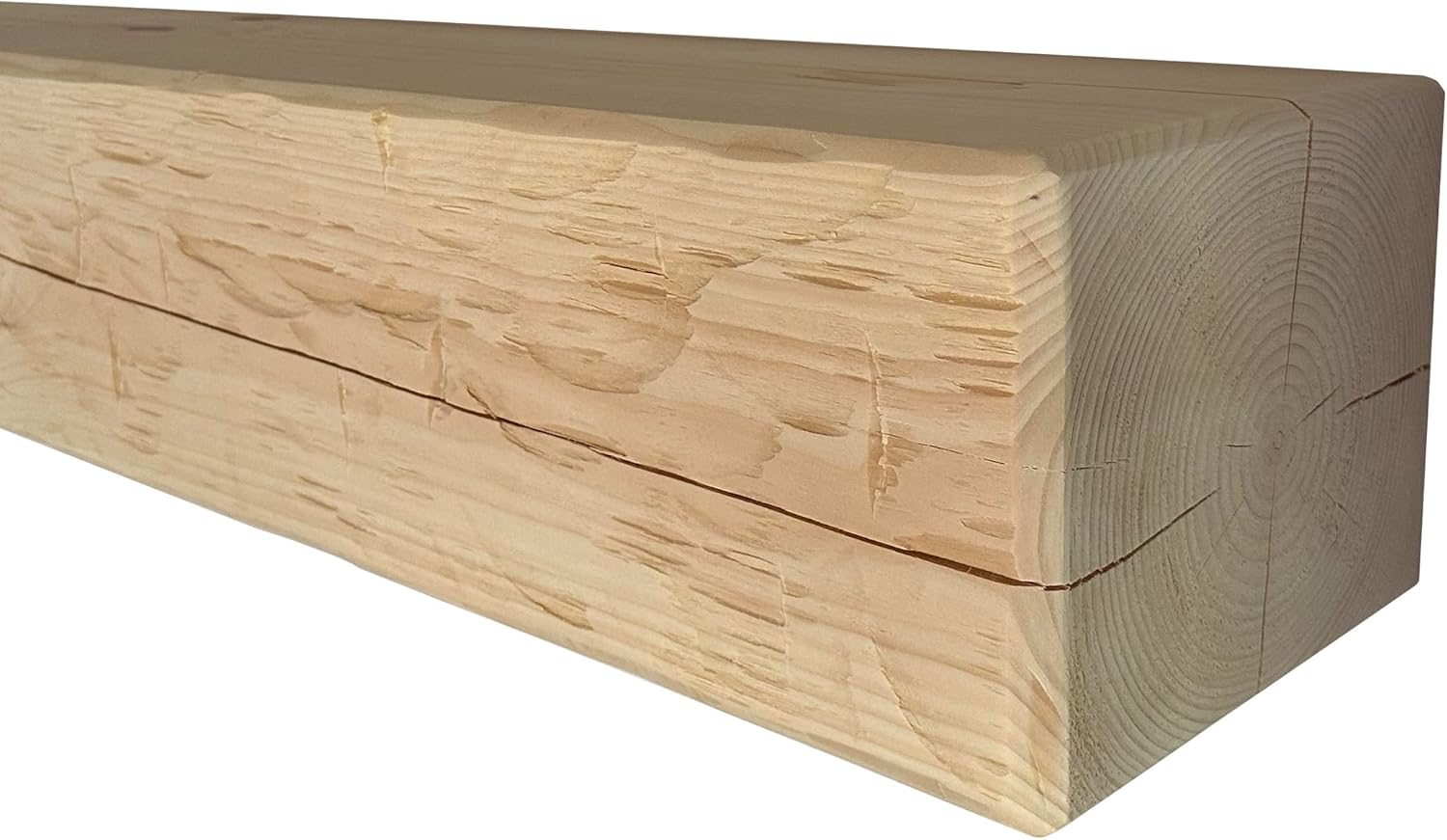 J.H.Yoder Timbers Amish Craftsmen – Manteles sólidos de 6 x 8 x 72 pulgadas para chimenea sin terminar