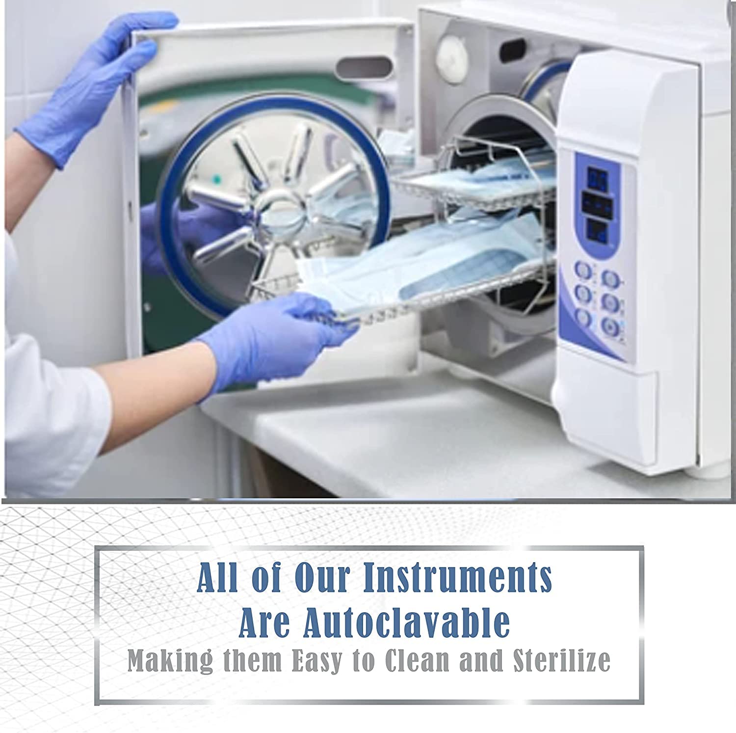 Herramientas dentales profesionales, kit de cuidado bucal, kit de higiene dental de acero inoxidable con raspador de dientes, pinzas para sarro,
