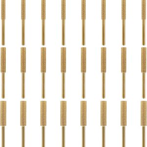 Biggun 24 sacapuntas de motosierra de diamante de alta dureza, fabricado en esmeril duradero, fácil de instalar, ruedas de afilado chapadas en Biggun 24 sacapuntas de motosierra de diamante de alta dureza, fabricado en esmeril duradero, fácil de instalar, ruedas de afilado chapadas en